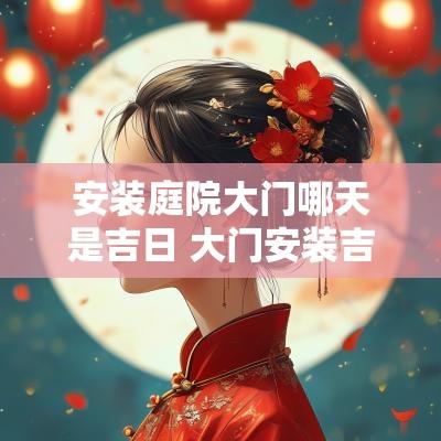 安装庭院大门哪天是吉日 大门安装吉日查询