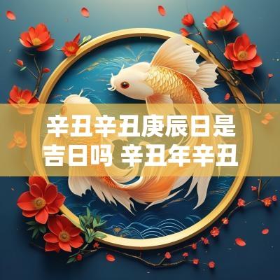 辛丑辛丑庚辰日是吉日吗 辛丑年辛丑月丁卯日庚子时
