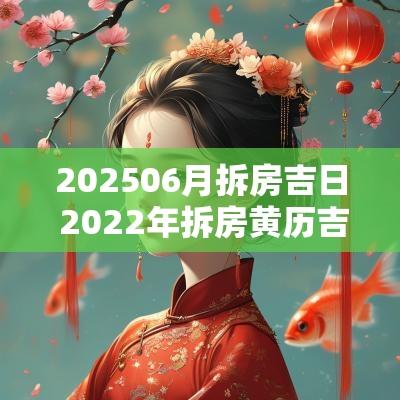 202506月拆房吉日 2025年拆房黄历吉日查询