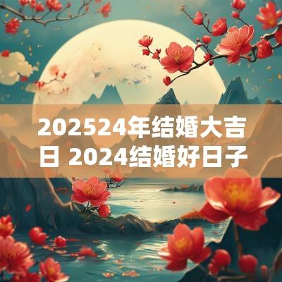 202524年结婚大吉日 2025结婚好日子一览表