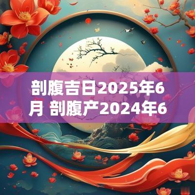 剖腹吉日2025年6月 剖腹产2025年6月吉日