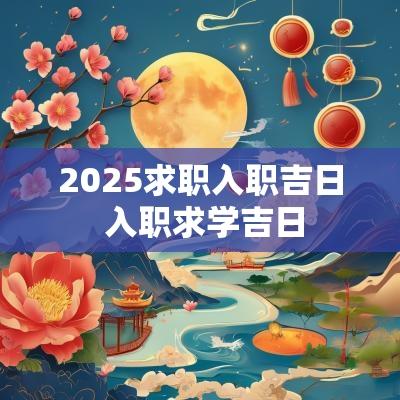 2025求职入职吉日 入职求学吉日