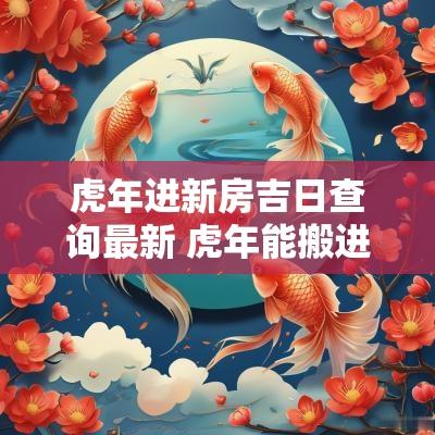 蛇年进新房吉日查询最新 蛇年能搬进新房子吗