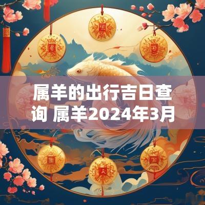 属羊的出行吉日查询 属羊2025年3月出行吉日有哪些