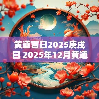 黄道吉日2025庚戌曰 2025年12月黄道吉日