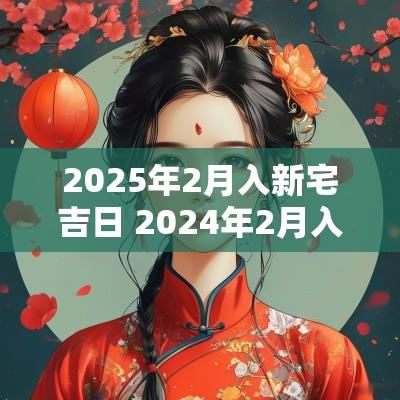 2025年2月入新宅吉日 2025年2月入宅吉日一览表图片