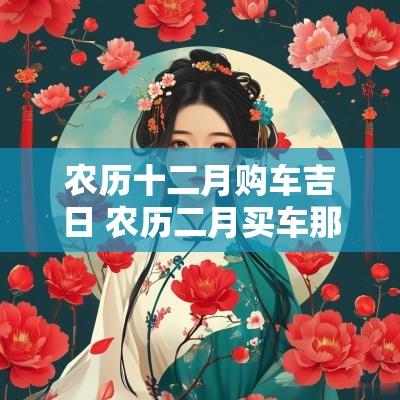 农历十二月购车吉日 农历二月买车那天好