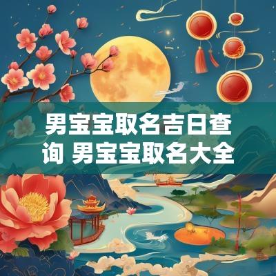 男宝宝取名吉日查询 男宝宝取名大全2025