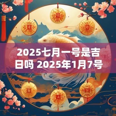 2025七月一号是吉日吗 2025年1月7号黄道吉日