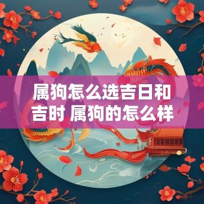 属狗怎么选吉日和吉时 属狗的怎么样选楼层