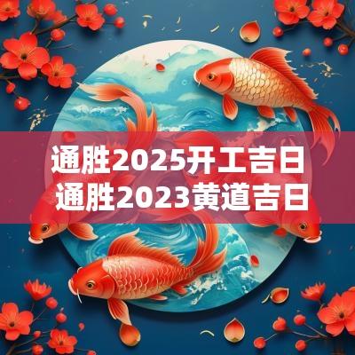 通胜2025开工吉日 通胜2025黄道吉日8月