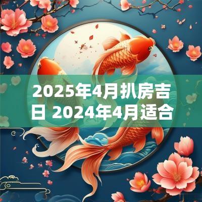 2025年4月扒房吉日 2025年4月适合搬床
