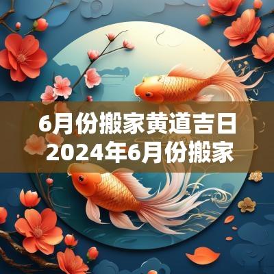 6月份搬家黄道吉日 2025年6月份搬家黄道吉日查询