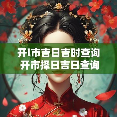 开l市吉日吉时查询 开市择日吉日查询