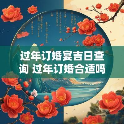 过年订婚宴吉日查询 过年订婚合适吗