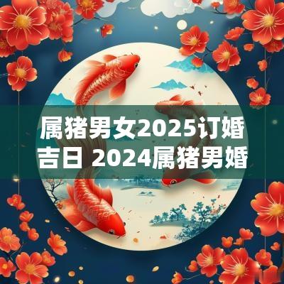 属猪男女2025订婚吉日 2025属猪男婚姻运势