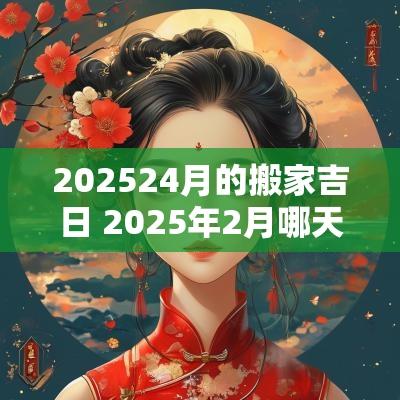 202524月的搬家吉日 2025年2月哪天适合搬家