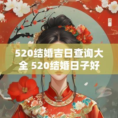 520结婚吉日查询大全 520结婚日子好吗
