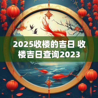 2025收楼的吉日 收楼吉日查询2025