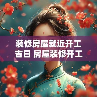 装修房屋就近开工吉日 房屋装修开工吉日查询2025
