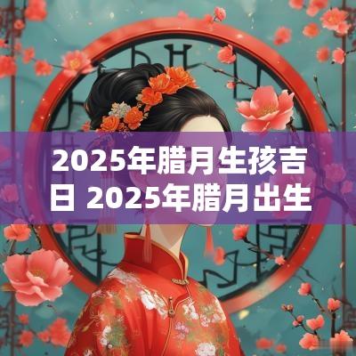 2025年腊月生孩吉日 2025年腊月出生好吗