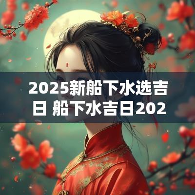 2025新船下水选吉日 船下水吉日2025
