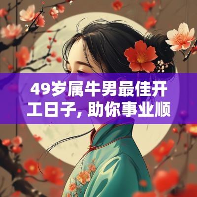 49岁属牛男最佳开工日子, 助你事业顺遂