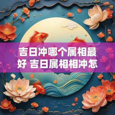 吉日冲哪个属相最好 吉日属相相冲怎么办