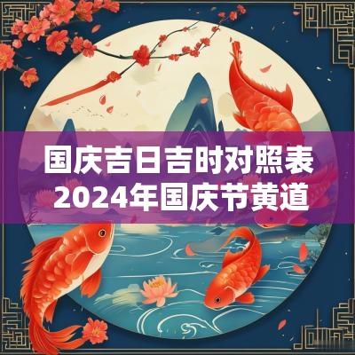 国庆吉日吉时对照表 2025年国庆节黄道吉日查询