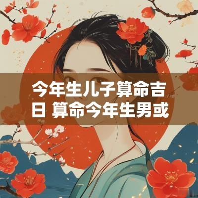 今年生儿子算命吉日 算命今年生男或女孩