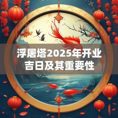 浮屠塔2025年开业吉日及其重要性