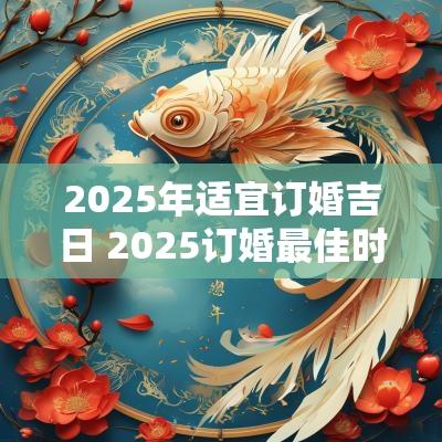 2025年适宜订婚吉日 2025订婚最佳时间表