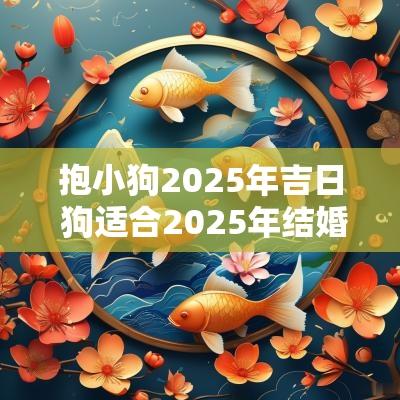 抱小狗2025年吉日 狗适合2025年结婚
