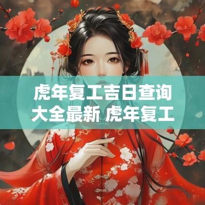 蛇年复工吉日查询大全最新 蛇年复工吉日查询大全最新11月