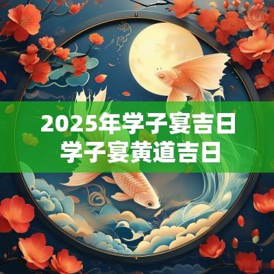 2025年学子宴吉日 学子宴黄道吉日