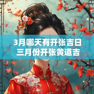 3月哪天有开张吉日 三月份开张黄道吉日有哪几天