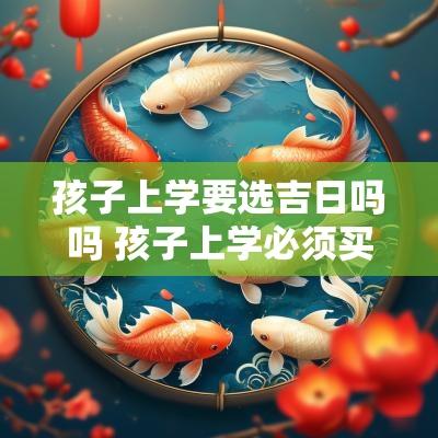 孩子上学要选吉日吗吗 孩子上学必须买房吗
