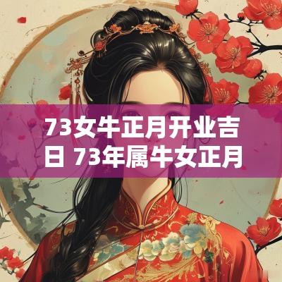 73女牛正月开业吉日 73年属牛女正月出生命运