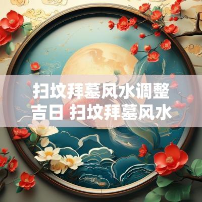 扫坟拜墓风水调整吉日 扫坟拜墓风水调整吉日时间