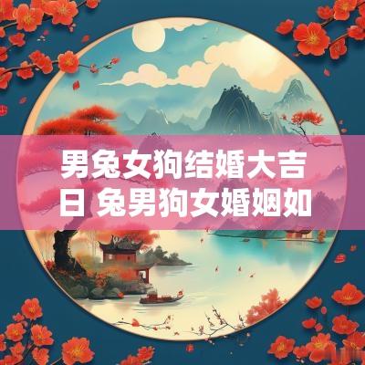男兔女狗结婚大吉日 兔男狗女婚姻如何