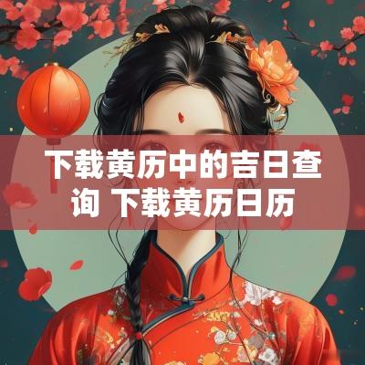 下载黄历中的吉日查询 下载黄历日历