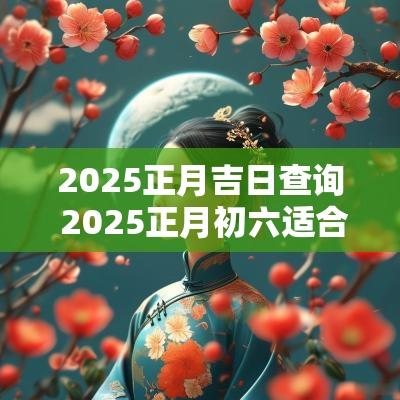 2025正月吉日查询 2025正月初六适合结婚吗
