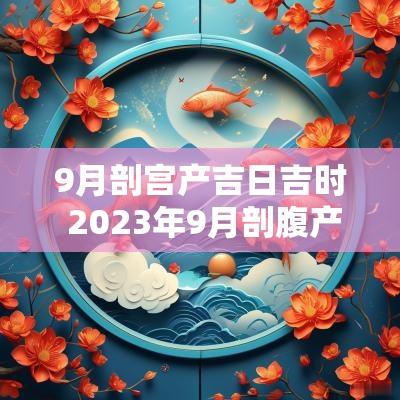 9月剖宫产吉日吉时 2025年9月剖腹产吉日吉时查询