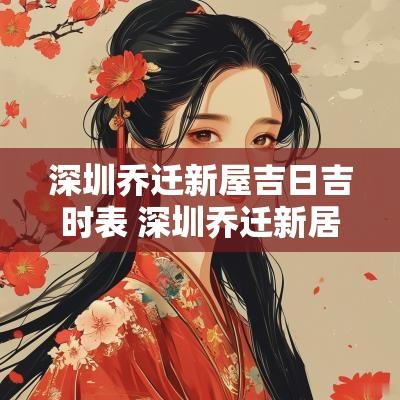 深圳乔迁新屋吉日吉时表 深圳乔迁新居送什么东西