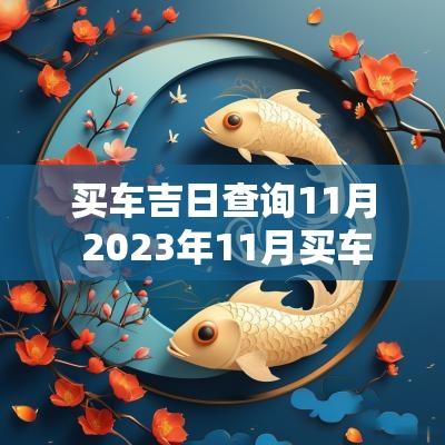 买车吉日查询11月 2025年11月买车黄道吉日查询