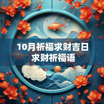 10月祈福求财吉日 求财祈福语