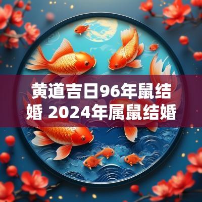 黄道吉日96年鼠结婚 2025年属鼠结婚黄道吉日
