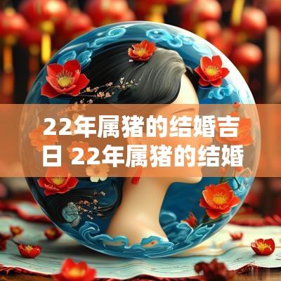 22年属猪的结婚吉日 22年属猪的结婚吉日是哪几天