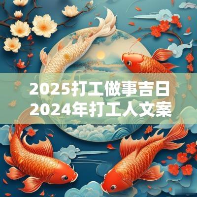 2025打工做事吉日 2025年打工人文案