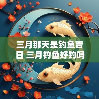 三月那天是钓鱼吉日 三月钓鱼好钓吗